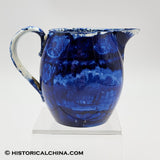 Wadsworth Tower Seashell Border Creamer Historical Blue Staffordshire ZAM-66