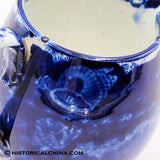 Wadsworth Tower Seashell Border Creamer Historical Blue Staffordshire ZAM-66