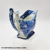Doctor Syntax Sketching the Lake Creamer Historical Blue Staffordshire ZAM-77