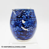 Lafayette At Franklin's Tomb Creamer Barrel Form Historical Blue Staffordshire ZAM-72