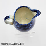 Lafayette At Franklin's Tomb Creamer Barrel Form Historical Blue Staffordshire ZAM-72