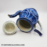 Spread Wing Eagle Coffeepot Historical Blue Staffordshire ZAM-56