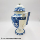 Hartford State House Coffeepot Historical Blue Staffordshire ZAM-59