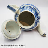 Hartford State House Coffeepot Historical Blue Staffordshire ZAM-59