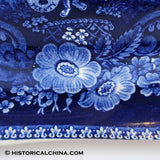 Peace and Plenty Platter Historical Blue Staffordshire ZAM-431