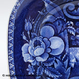 Peace and Plenty Platter Historical Blue Staffordshire ZAM-431