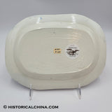 Peace and Plenty Platter Historical Blue Staffordshire ZAM-431