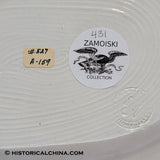 Peace and Plenty Platter Historical Blue Staffordshire ZAM-431