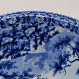 Capitol Washington Charleston Exchange Bidet Historical Blue Staffordshire ZAM-3