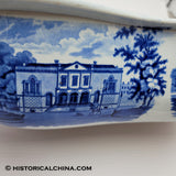 Capitol Washington Charleston Exchange Bidet Historical Blue Staffordshire ZAM-3