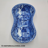 Capitol Washington Charleston Exchange Bidet Historical Blue Staffordshire ZAM-3