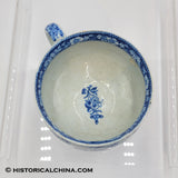 Boston State House Posset Cup Mug Historical Blue Staffordshire ZAM-240