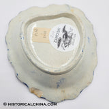 Arms of South Carolina Leaf Dish Historical Blue Staffordshire ZAM-214