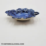 French View Leaf Dish Blue Staffordshire ZAM-212