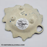 French View Leaf Dish Blue Staffordshire ZAM-212