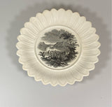 Historical Staffordshire View From Ruggles House Hudson River Rare Form