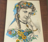 PB5 Original Currier & Ives Print “Spring”