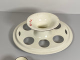Staffordshire Creamware Egg Cup Stand With Cups