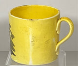 Staffordshire Children’s Canary Yellow Mug Childs For A Good Boy Crown