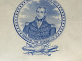 Historical Staffordshire Pearlware Edge Platter W.H. Harrison