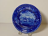 Historical Staffordshire Blue Plate Macdonough’s Victory 7 1/2” CB