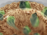 Staffordshire Creamware Whieldon Platter Molded Border