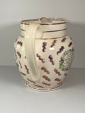 Staffordshire Sunderland Luster Ship Pitcher With Compass And Poem