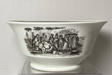 Historical Staffordshire William Penns Treaty With The Indians Waste Bowl