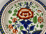 Staffordshire Pearlware Gaudy Dutch Carnation Dinner Plate