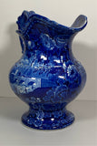 Historical Staffordshire Erie Canal Wash Pitcher