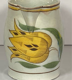 Staffordshire Pearlware Barrel Form Creamer Tulip Pattern