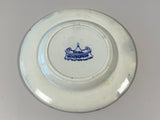 Blue Staffordshire Quadruped Small plate with Dog 5 1/8” CB