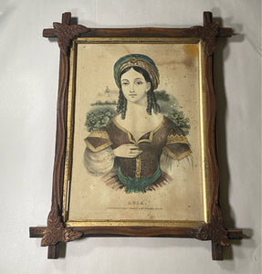 PB5 Original Currier & Ives Print “Asia”
