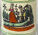 Staffordshire Creamware Children’s Mug The Reward Of Innocence BB#136