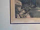 Original Currier & Ives Print Skating Scene Moonlight Best 50 Small Folio