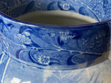 Historical Staffordshire Blue Shipping Series Large Pitcher Ships Shells