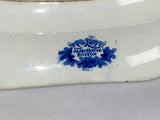 Historical Staffordshire Blue Platter AlmsHouse Boston