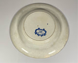 Historical Staffordshire Blue Transfer View Near Philadelphia Soup Plate