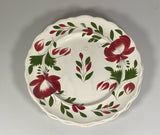 Staffordshire Set Of 6 Early Adam’s Rose Dinner Plates