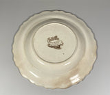 Historical Staffordshire Brown Soup Plate Near Fishkill Hudson River