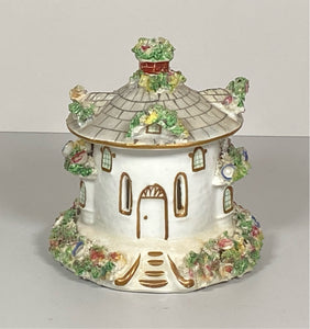 Staffordshire 2 Piece Round Cottage Pastille Burner