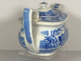 Historical Staffordshire Teapot City Hall New York By Stubbs