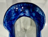 Historical Staffordshire Blue Creamer Mount Vernon Seat of The Late General Washington CAB