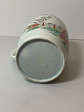 Staffordshire Pearlware Tankard Lady in Fancy Costume Dress Scene