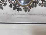 Original Declaration of Independence Broadside By Woodruff Published by Phelps & Ensigns 1840’s