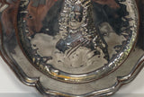 Staffordshire Silver Resist King George lll and Coat of Arms Plates British Royalty