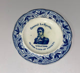 Historical Staffordshire General Lafayette Land Liberty Cup Plate Rare