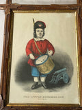 Original Currier & Ives Print The Little Drummer Boy Rub A Dub Dub