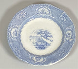 Historical Staffordshire Blue Cup Plate New York From Weehawk