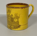 Staffordshire Children’s Mug Canary Commerce Shipping Trade BB-66